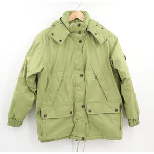 Obermeyer Women's Solstice Ski/Snowboard Removeable Hooded Jacket Green Sz 8